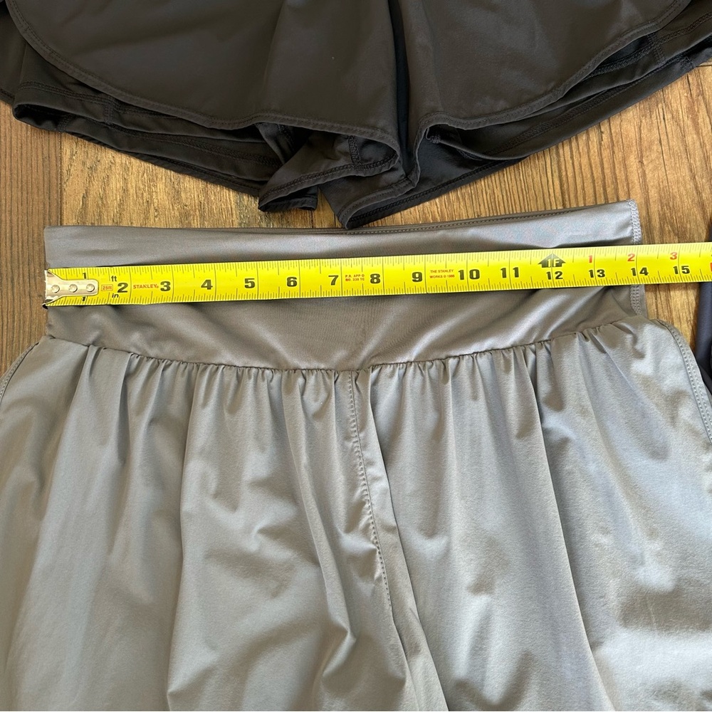 Lot of 3 Shorts with Liner Black, Blue & Grey Medium - Picture 4 of 7